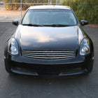 2003-2007 Infiniti G35 Coupe Switchback Sequential LED Bar Projector Headlights - Matte Black/Clear Lens