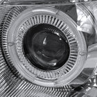 1998-2005 Lexus GS300/GS400/GS430 Halo Projector Headlights w/ SMD LED Light Strip (Chrome Housing/Clear Lens)