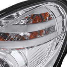 1998-2005 Lexus GS300/GS400/GS430 Halo Projector Headlights w/ SMD LED Light Strip (Chrome Housing/Clear Lens)