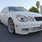 1998-2005 Lexus GS300/GS400/GS430 Halo Projector Headlights w/ SMD LED Light Strip (Chrome Housing/Clear Lens)