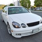 1998-2005 Lexus GS300/GS400/GS430 Halo Projector Headlights w/ SMD LED Light Strip (Matte Black Housing/Clear Lens)