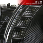 1998-2005 Lexus GS300/GS400/GS430 Halo Projector Headlights w/ SMD LED Light Strip (Matte Black Housing/Clear Lens)