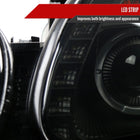 1998-2005 Lexus GS300/GS400/GS430 Halo Projector Headlights w/ SMD LED Light Strip (Black Housing/Smoke Lens)