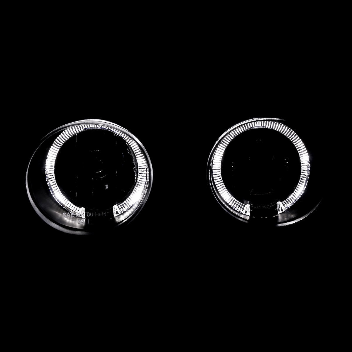 1994-1997 Acura Integra 3DR/4DR Dual Halo Projector Headlights (Matte Black Housing/Clear Lens)