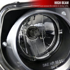 1994-1997 Acura Integra 3DR/4DR Dual Halo Projector Headlights (Matte Black Housing/Clear Lens)
