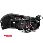 2000-2001 Nissan Maxima Dual Halo Projector Headlights (Matte Black Housing/Clear Lens)