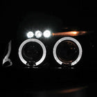 2000-2001 Nissan Maxima Dual Halo Projector Headlights (Glossy Black Housing/Smoke Lens)