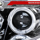 2001-2005 Mazda Miata MX-5 Dual Halo Projector Headlights (Chrome Housing/Clear Lens)