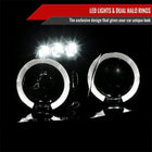 2001-2005 Mazda Miata MX-5 Dual Halo Projector Headlights (Glossy Black Housing/Smoke Lens)