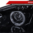 2001-2005 Mazda Miata MX-5 Dual Halo Projector Headlights (Glossy Black Housing/Smoke Lens)