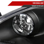 2001-2005 Mazda Miata MX-5 Dual Halo Projector Headlights (Matte Black Housing/Clear Lens)