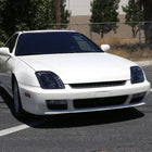1997-2001 Honda Prelude SMD LED Light Strip Projector Headlights - Matte Black/Clear Lens