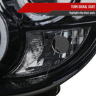 2002-2003 Subaru Impreza Dual Halo Bug Eye Projector Headlights (Glossy Black Housing/Smoke Lens)