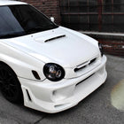 2002-2003 Subaru Impreza Dual Halo Bug Eye Projector Headlights (Glossy Black Housing/Smoke Lens)