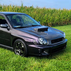 2002-2003 Subaru Impreza Dual Halo Bug Eye Projector Headlights (Matte Black Housing/Clear Lens)
