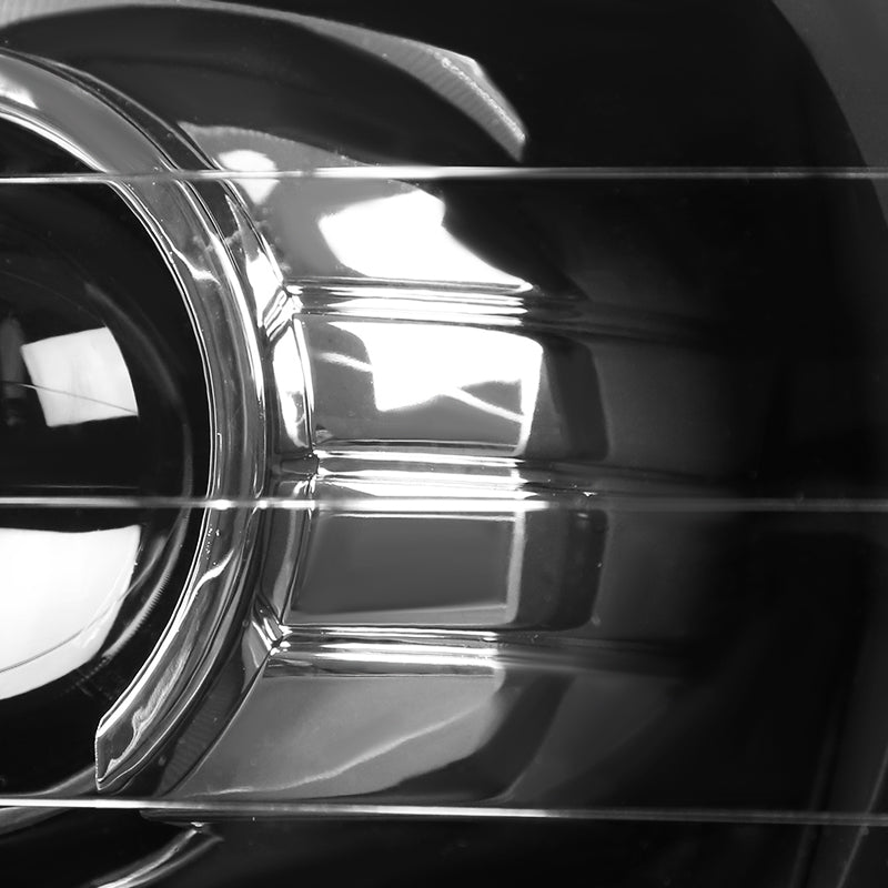 1995-2001 Subaru Impreza Retro Style Projector Headlights - Matte Black/Clear Lens