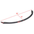 2006-2008 Nissan 350Z Matte Black 3PC Front Bumper Lip Kit