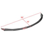 2006-2008 Nissan 350Z Glossy Black 3PC Front Bumper Lip Splitter Kit
