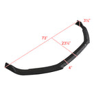 2018-2020 Honda Accord Matte Black Polypropylene 3PC Front Bumper Lip