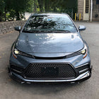 2019-2020 Toyota Corolla Sedan Glossy Black Polypropylen 3PC Bumper Lip