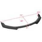 2016-2018 Honda Civic Sedan Glossy Black Polypropylene 3PC Bumper Lip Kit