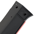 2016-2018 Honda Civic Sedan Glossy Black/Red Trim 3PC Front Bumper Lip Splitter Kit