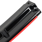 2017-2021 Honda Civic Si Glossy Black/Red Trim 3PC Front Bumper Lip Kit