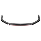 2017-2021 Honda Civic Si Glossy Black/Red Trim 3PC Front Bumper Lip Kit