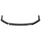 2017-2021 Honda Civic Si Glossy Black/Red Trim 3PC Front Bumper Lip Kit