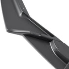 2019-2021 Honda Civic Sedan Matte Black Polypropylene 3PC Front Bumper Lip Set