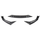 2019-2021 Honda Civic Sedan Matte Black Polypropylene 3PC Front Bumper Lip Set