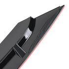 2019-2021 Honda Civic Sedan Glossy Black/Red Trim 3PC Front Bumper Lip Set