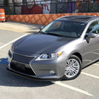 2013-2015 Lexus ES350 Matte Black 3PC Front Bumper Lip Splitter Kit