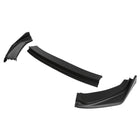 2014-2017 Honda Fit Matte Black 3PC Style Front Bumper Lip