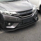 2014-2017 Honda Fit Matte Black 3PC Style Front Bumper Lip