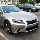 2013-2015 Lexus GS350/GS450h F-Sport Matte Black 3PC Front Bumper Lip Splitter Kit