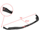 2013-2015 Lexus GS350/GS450h F-Sport Glossy Black 3PC Front Bumper Lip Splitter Kit