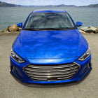 2017-2018 Hyundai Elantra Matte Black Polypropylene 3PC Bumper Lip