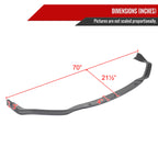 2014-2016 Lexus IS250 F-Sport Matte Black 3PC Front Bumper Lip Splitter Kit