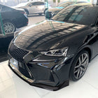 2017-2020 Lexus IS200t/IS300/IS350 Glossy Black 3PC Front Bumper Lip Splitter Kit