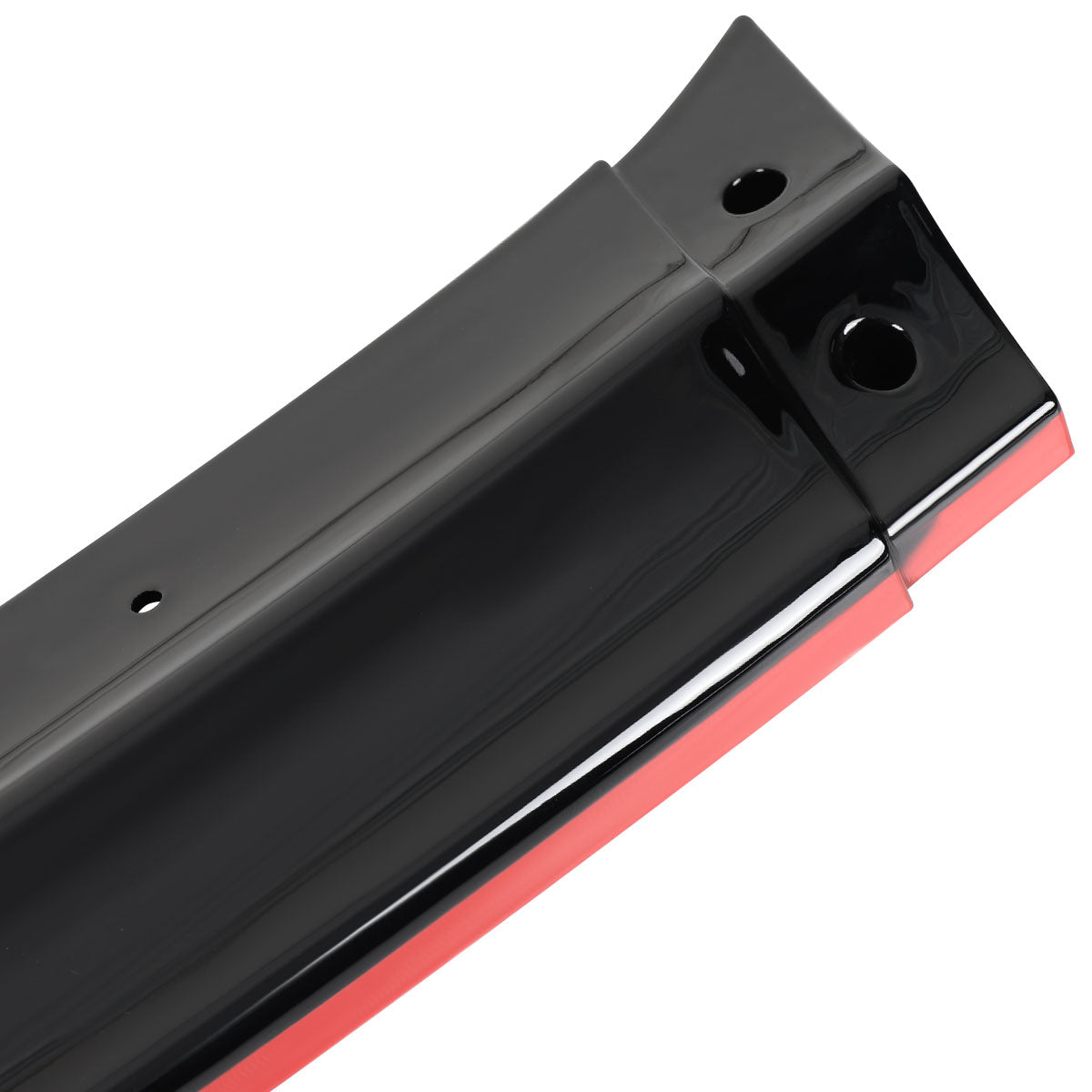 2017-2020 Lexus IS200t/IS300/IS350 Glossy Black/Red Trim 3PC Front Bumper Lip Splitter Kit