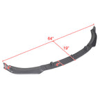 2009-2012 Mazda Miata MX-5 Matte Black 3PC Front Bumper Lip Splitter Kit