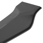 2009-2012 Mazda Miata MX-5 Glossy Black 3PC Front Bumper Lip Splitter Kit