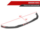 2016-2025 Mazda Miata MX-5 Matte Black 3PC Front Bumper Lip Splitter Kit
