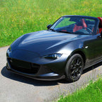 2016-2025 Mazda Miata MX-5 Matte Black 3PC Front Bumper Lip Splitter Kit