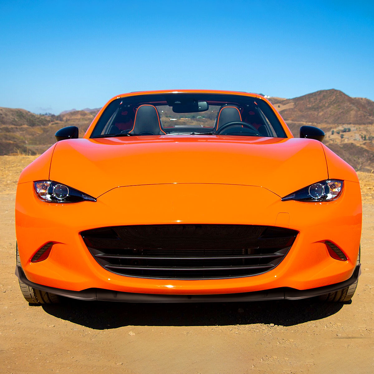 2016-2025 Mazda Miata MX-5 Matte Black 3PC Front Bumper Lip Splitter Kit