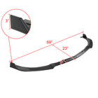 2010-2011 Mazda 3 S-Sport Matte Black 3PC Front Bumper Lip Splitter Kit