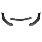 2010-2011 Mazda 3 S-Sport Matte Black 3PC Front Bumper Lip Splitter Kit