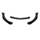 2010-2011 Mazda 3 S-Sport Glossy Black 3PC Front Bumper Lip Splitter Kit