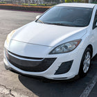 2010-2011 Mazda 3 S-Sport Glossy Black 3PC Front Bumper Lip Splitter Kit